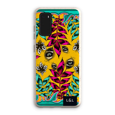 Abstract Botanical Leopard Print Eco Phone Case
